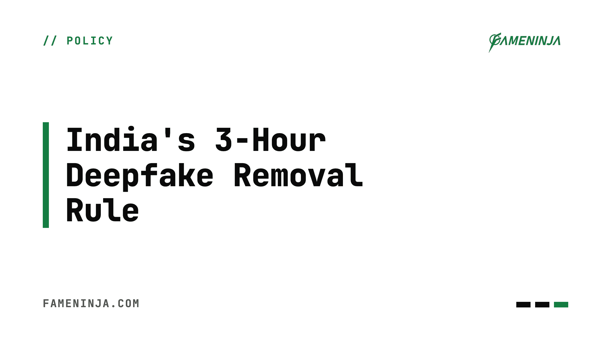 India's 3-Hour Deepfake Removal Rule (2026): Complete Victim's Guide