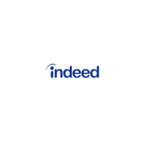Indeed logo on a white background