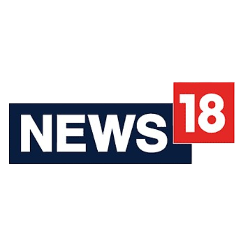 News 18 logo with blue and red colors
