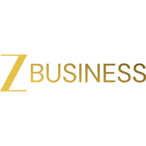 Golden Z Business logo on white background